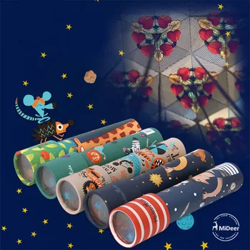 

New Rotating Magic Kaleidoscopes Colorful World Preschool Toy Kid Children Fancy Colored World Kids Gift