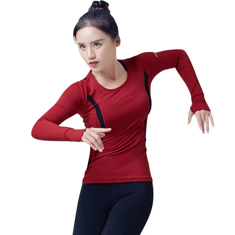 Professional Yoga Shirt Quick Drying Sport Shirt Women Running Suit Gym Women Sport Jerseys Fitness Shirt