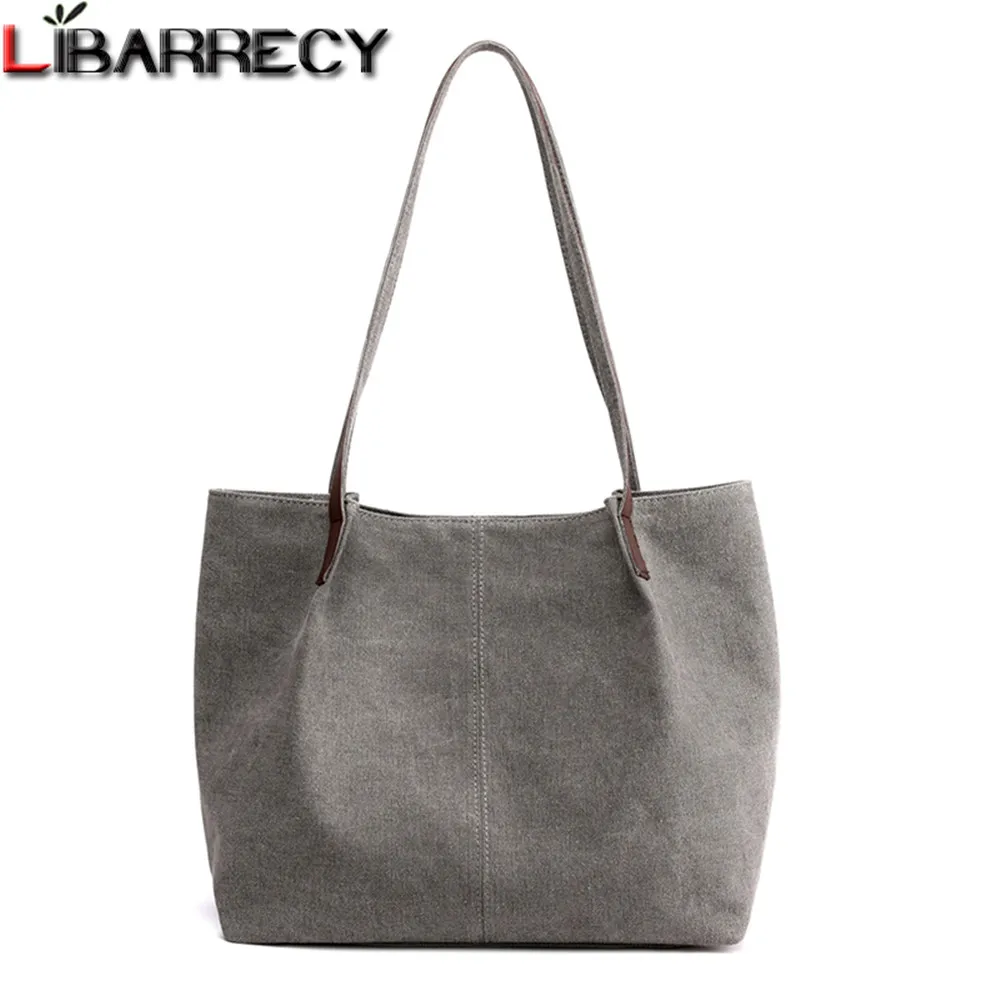 

Casual Travel Handbag for Women 2020 Canvas Shoulder Bag Ladies Large Capacity Sac a Main Foldable Female Designer Totes Bolsa