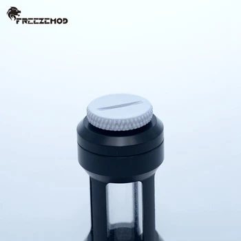 

FREEZEMOD computer pc water cooler fitting sealing lock high quality end plug white ultra-thin. HDT-BA3