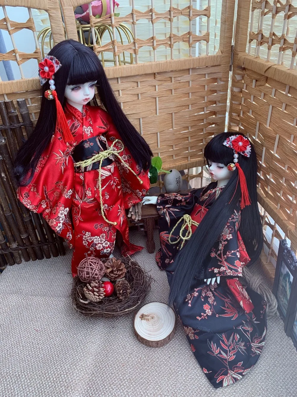 BJD SD кукольная одежда кимоно халат для 1/3 1/4 1/6 bjd кукла женская одежда