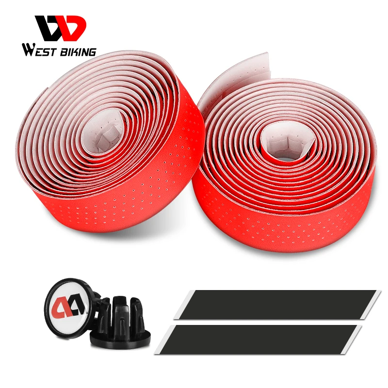 Bike Handlebar Tape Bike Handlebar Tape Anti-slip EVA Bar Tape With 2 Bar Plugs Bike Accessories Racing Cycling Hand Wrap