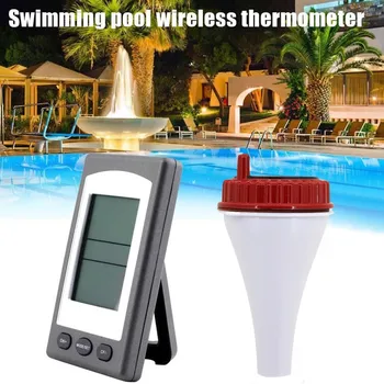 

The New Solar Thermometer Wireless Receiving Float Type Pool Thermometer Swimming Pool Fish Pond Bathtub Thermometer #YL5