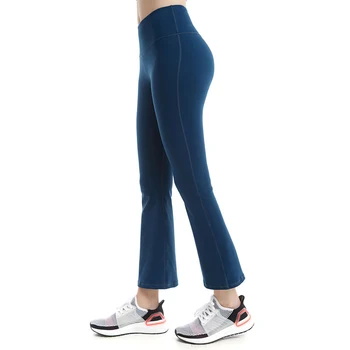 

Wide Leg Women Sport Yoga Pants High Waist Stretching Bandage Flare Pants Broad Leg Dance Pants Long Trousers Sweatpants