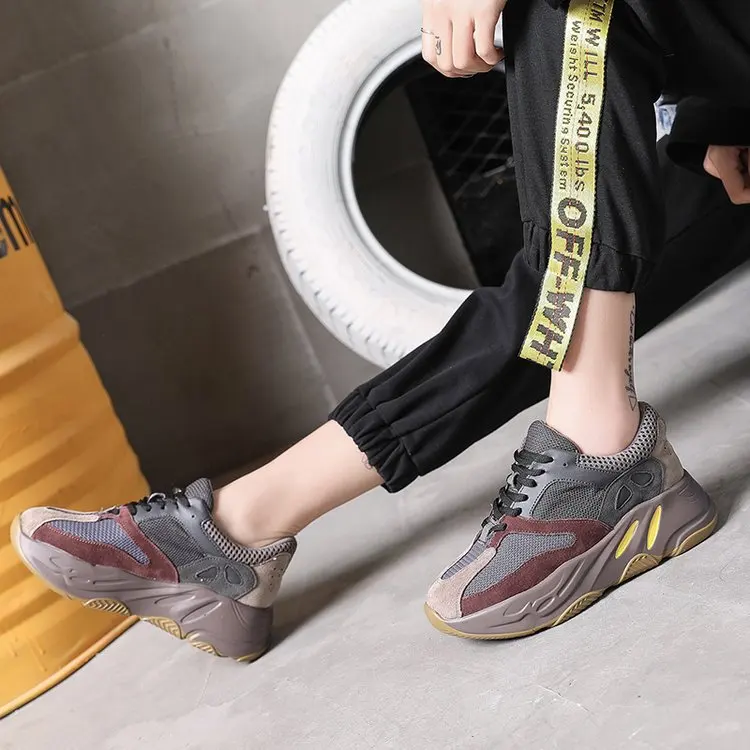 

2019 Spring And Autumn New Style Shoes Women's INS Super Fire Korean-style Ulzzang Harajuku Versatile Coconut Athletic Shoes