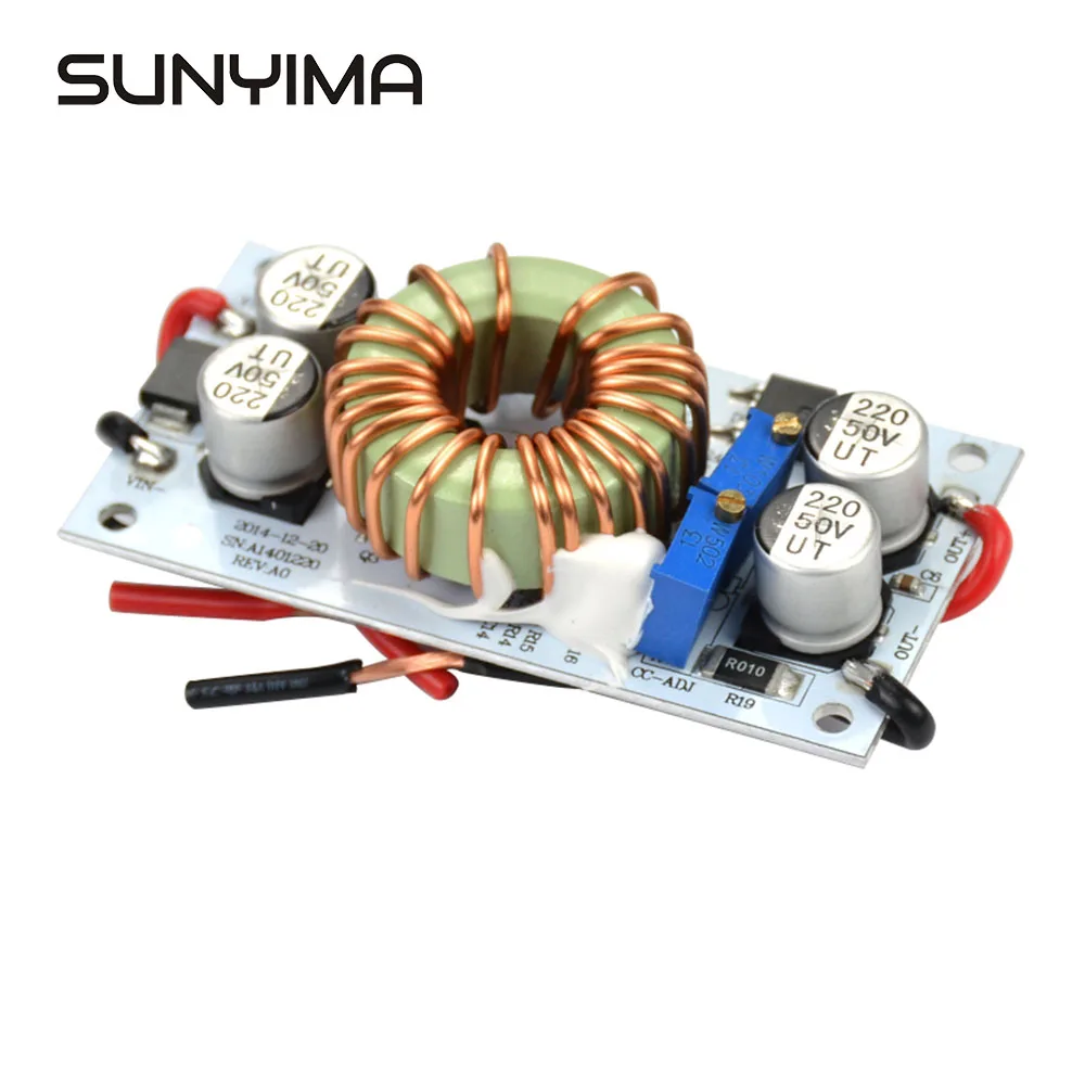 

SUNYIMA 250W High-power DC-DC 12V To 24V 48V Step-up Module Mobile Power Supply LED Driver Boost Converter