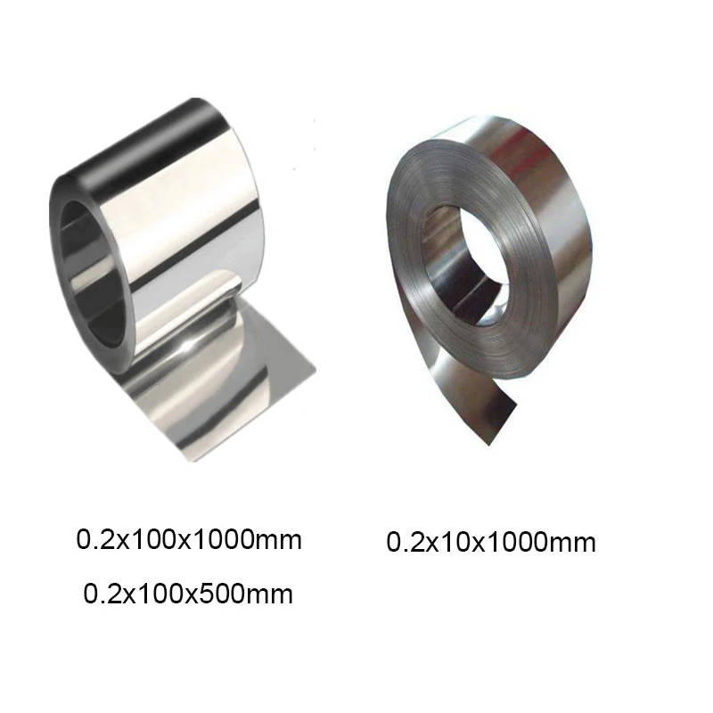 0.2mm thickness 304 stainless steel thin plate silver foil 1pcs for electronic equipment stainless steel plate