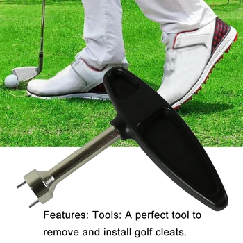 

Steel Ratcheting Bits Golf Training Portable Shoe Spike Remover Sports Wrench Tools Practical Twisting Nail Puller Accessory