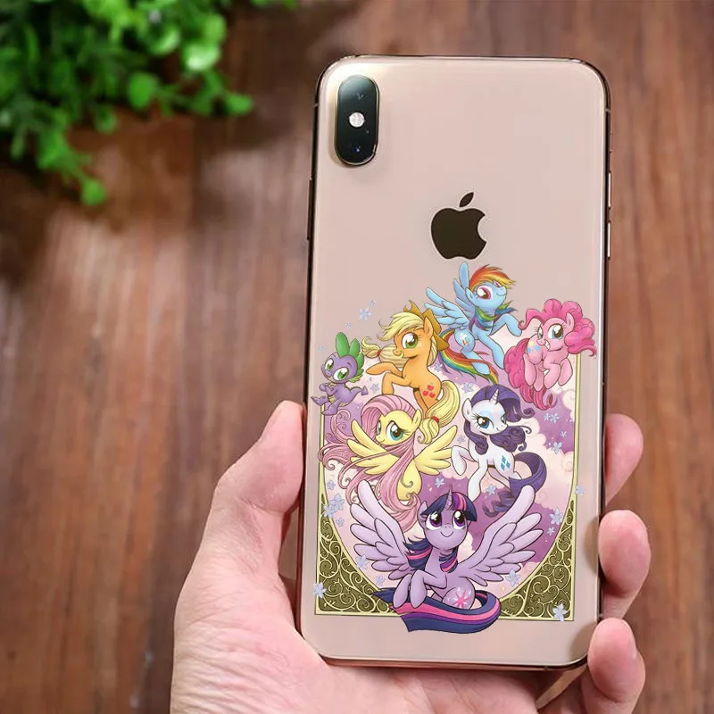 Прозрачный мягкий чехол для телефона Magic My Little Pony из ТПУ для iPhone 11 11Pro MAX 8 7 6 6S Plus X XS MAX 5 5S SE XR 10 - Цвет: TPU