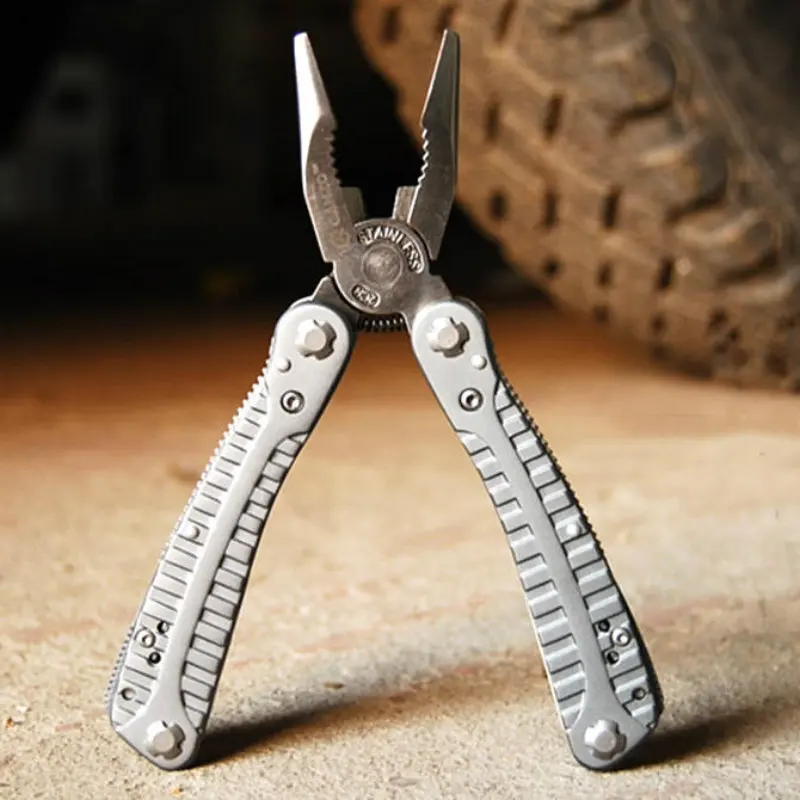 

Ganzo G105 Multi tool Folding Pliers Hand tools long nose multitool Knife Screwdriver Scissor can opener plier