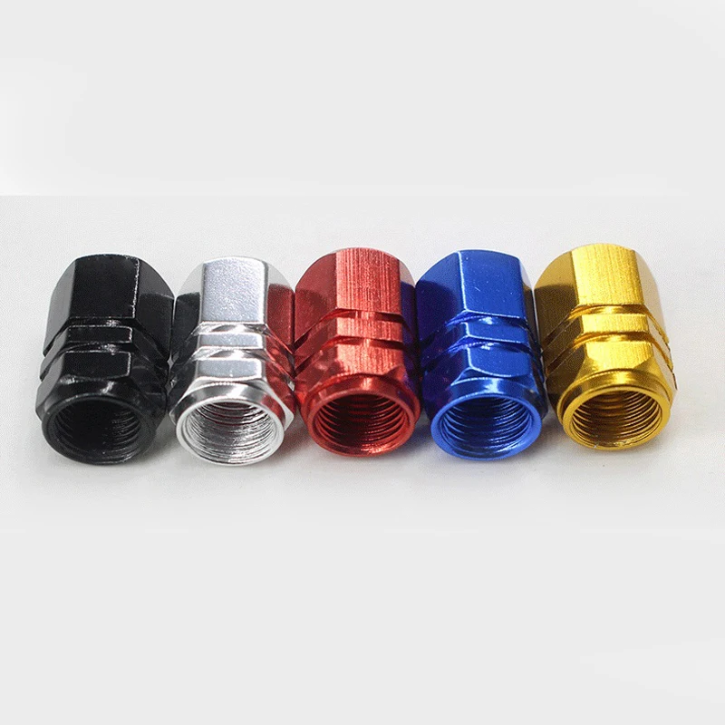 

Valve Cap Aluminum Alloy Parts 4pcs Car Tyre Valve Cap Cover Auto Vehicle Tire Wheel Rims Stem Air Pressure Valve Cap Universal