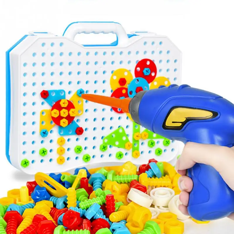 Геометрическая форма сверла шурупы 3d головоломка игрушки для детей мальчиков сборки комбинации ролевые игры Diy Искусство кретивная