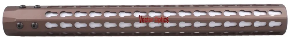 KeyMod Burnt Bronze 15 Inch Handguard Acom 5