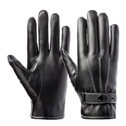 Ветрозащитные ПУ кожаные лыжные перчатки с защитой от холода с сенсорным экраном, велосипедные нескользящие перчатки для мужчин и женщин