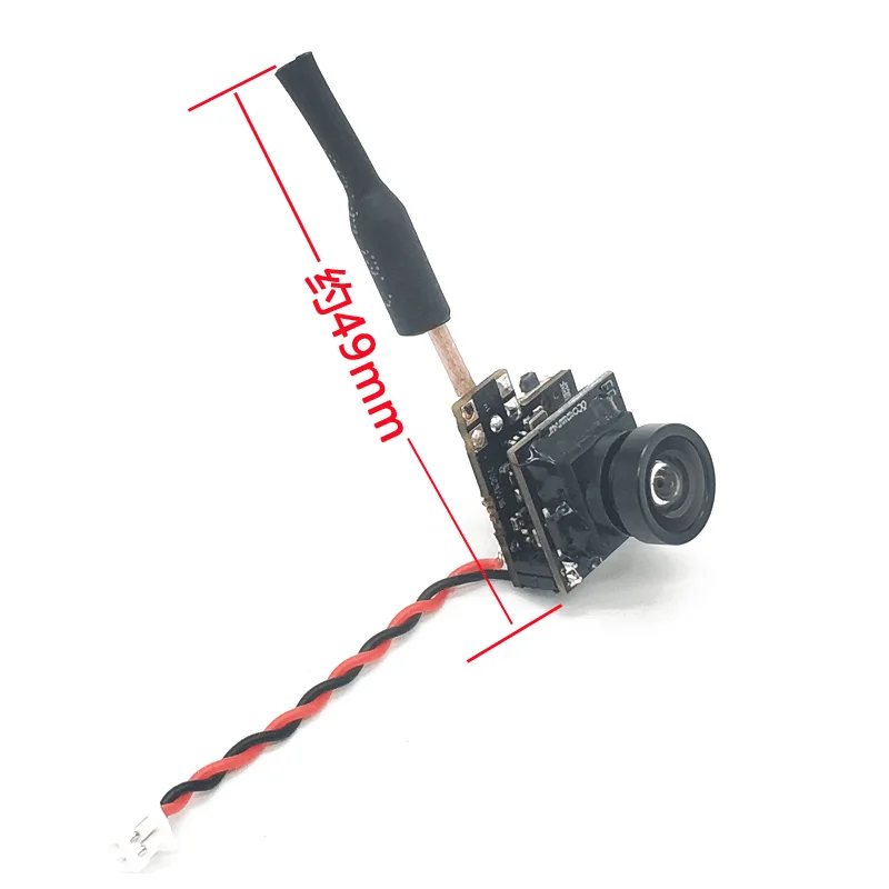 800TVL 4:3 FPV Mini Camera PAL 5.8G 48CH 25mW CMOS 170 Degree AIO LED Light FPV Camera For RC Models 3