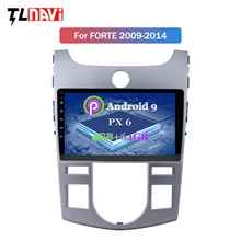 PX6 4G+ 64G 9 дюймов Android 9,0 автомобильный Dvd Gps плеер для KIA forte 2009- Радио Видео Навигация Bt Wifi