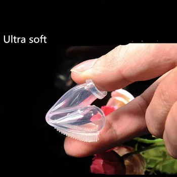 

Dog Accessories Ultra Soft Pet Finger Toothbrush Teddy Dog Brush Bad Breath Silicone Teeth Care Dog Cat Cleaning Supplies