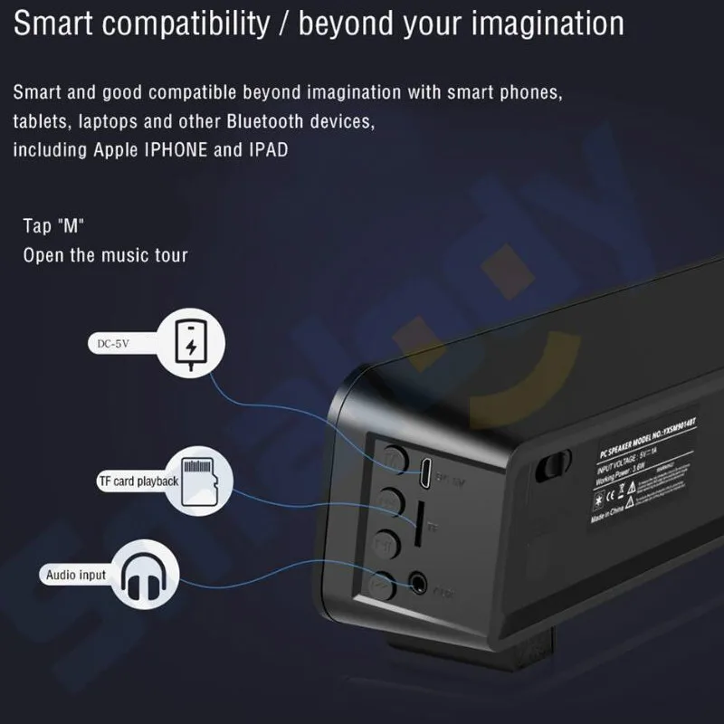 N20C Bluetooth Звуковая Панель домашний кинотеатр Bluetooth Саундбар ТВ AUX оптические Bluetooth Саундбары динамик s бас Саундбар динамик для ТВ