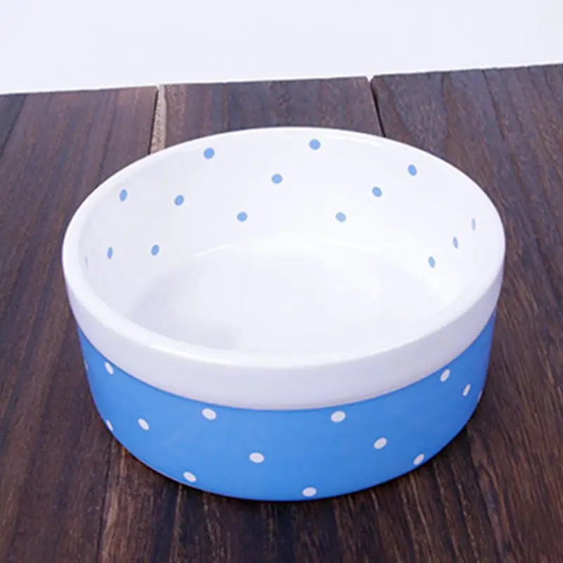 Коты/собачья миска Керамика Pet лук воды Чаша Блюдо для кошек Керамика чаша