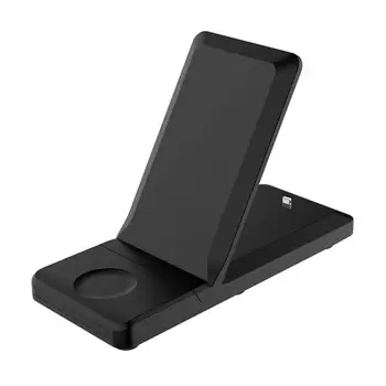 

15W Fast QI Folding Wireless Charger For IPhone 11 Pro X XR XM USB Quick 3 In 1 Wireless Charging Pad For Samsung S10 S9 Note 9