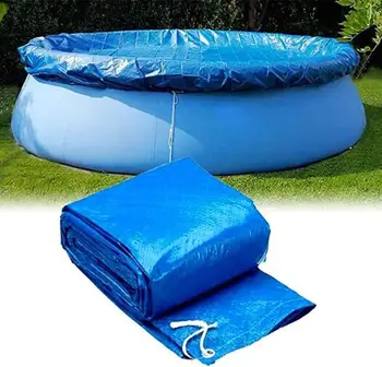 

Round Pool Cover PE Waterproof Dust-Proof Pool Cover For 6ft Fast-Placed Round Swimming Pools PE Material Waterproof Dust-Proof