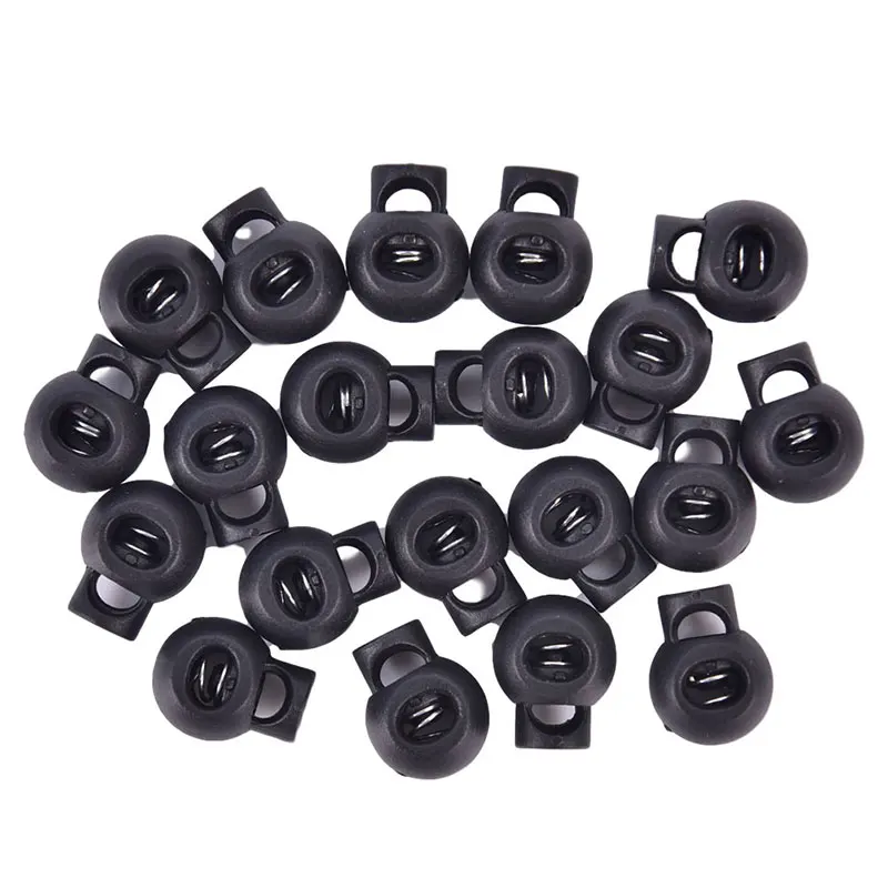 20 штук Пластик мяч круглый шнур замок Весна единый переключения фиксаторы уход