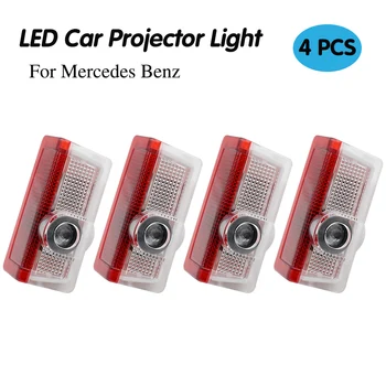 

For Mercedes amg LED welcome lamp car door light logo laser projector lighting emblem for Benz class E C W205 W176 W212 W213 177