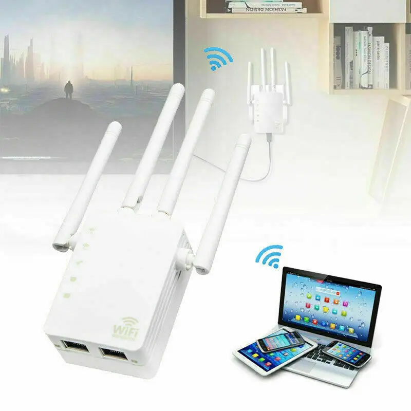 1200 Мбит/с Dual Band Ac Беспроводной 2 4g/5g Wi Fi ретранслятор 4 высокие антенны мост