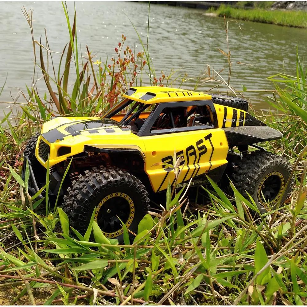 

Flytec SL-146A 1/18 2.4G 2WD 30KM/h RC Car Rock Crawler RC Buggy Car Vehicle RC Toys Gifts with 6V 600mAh Ni-Cd battery