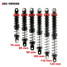 

4pc Adjustable 70 80 90 100 110 120mm Shock Absorber Metal Damper for 1/10 RC Crawler Traxxas TRX4 Axial SCX10 90046 WRAITH