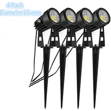 Низковольтный светодиодный светильник 3 Вт 12 В для походов, ландшафтное освещение, водонепроницаемый прожектор для сада, лужайки