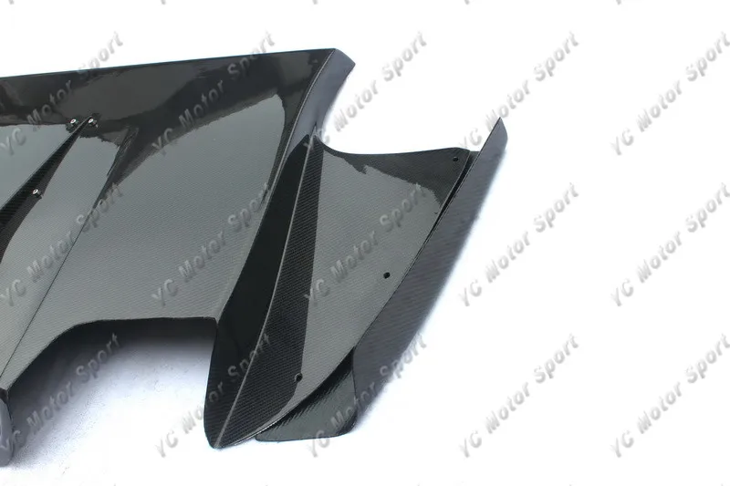 2005-2007 Mitsubishi Evolution EVO 9 JDM Varis Style Rear Bumper Diffuser Kit CF (3)
