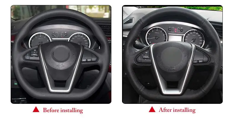 for Nissan Lannia 2015 steering wheel cover