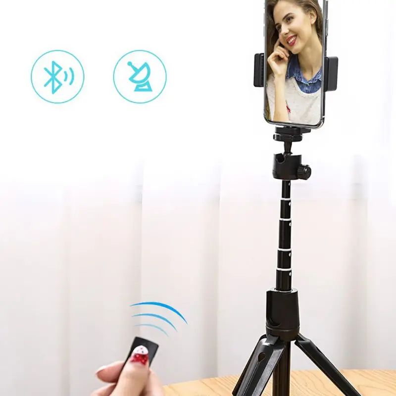 Bluetooth, 3 в 1, селфи-Палка для iphone/Android/huawei, складной ручной монопод с дистанционным спуском затвора, Выдвижной Штатив