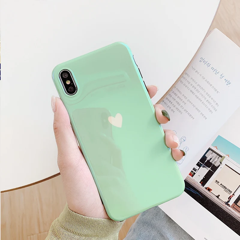 Синий свет мятно-зеленого цвета, любовь, мягкий чехол для huawei P30 P20Lite P10 Mate10 20 Pro Honor 8X8 9 10Lite 20Pro V20 Nova3 3i 4 5Pro 5i