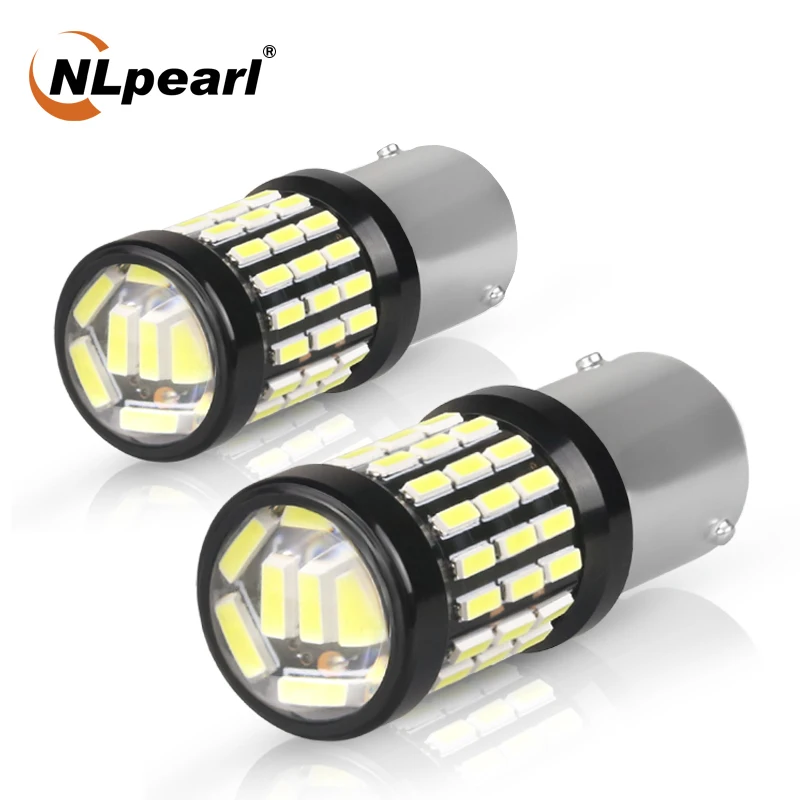 NLpearl 2x сигнальная лампа 1157 Bay15d светодиодный лампы 12V 4014SMD P21w 1156 Ba15s Bau15s авто задние