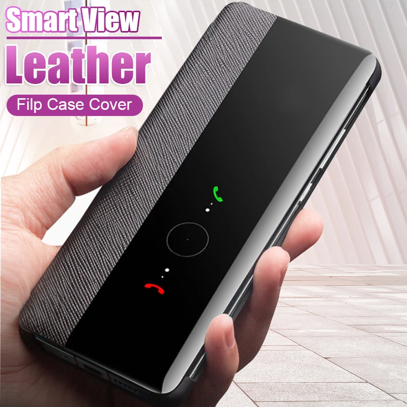 

For A10 Samsung Galaxy A10 Flip Case Leather Back & Front Cover Smart View Protective Cases For Samsung A10 A 10 SM A105F DS