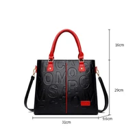 Sacs à main de luxe de styliste pour femmes, fourre-tout de grande capacité, marque célèbre, sacs à bandoulière en cuir pu pour dames 5