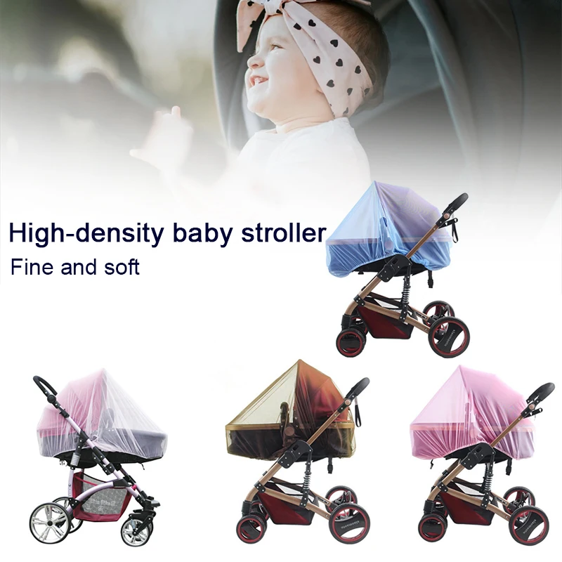Portable Stroller Mesh Cover Breathable Comfortable Net Universal for Car Seats Cradles Mini Crib Mosquito Home Textil | Дом и сад