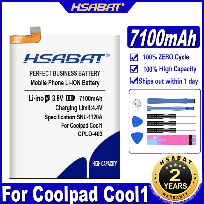 HSABAT CPLD-403 7100mAh аккумулятор для Letv LeEco Le 3 Le3 LeRee Coolpad Cool1 Cool 1 Dual C106 C106-6/8 | Мобильные