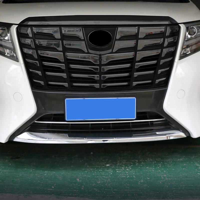 Для Toyota Alphard AH30- аксессуары для автомобиля из нержавеющей стали, защита переднего бампера, защитная накладка, накладка