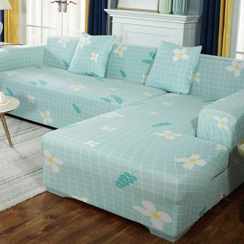 

Slipcover Waterproof Couch Covers L Shaped Sofa Case For Living Room Corner Sofa Covers Elastic Armchair Cover 1/2/3/4 Seater
