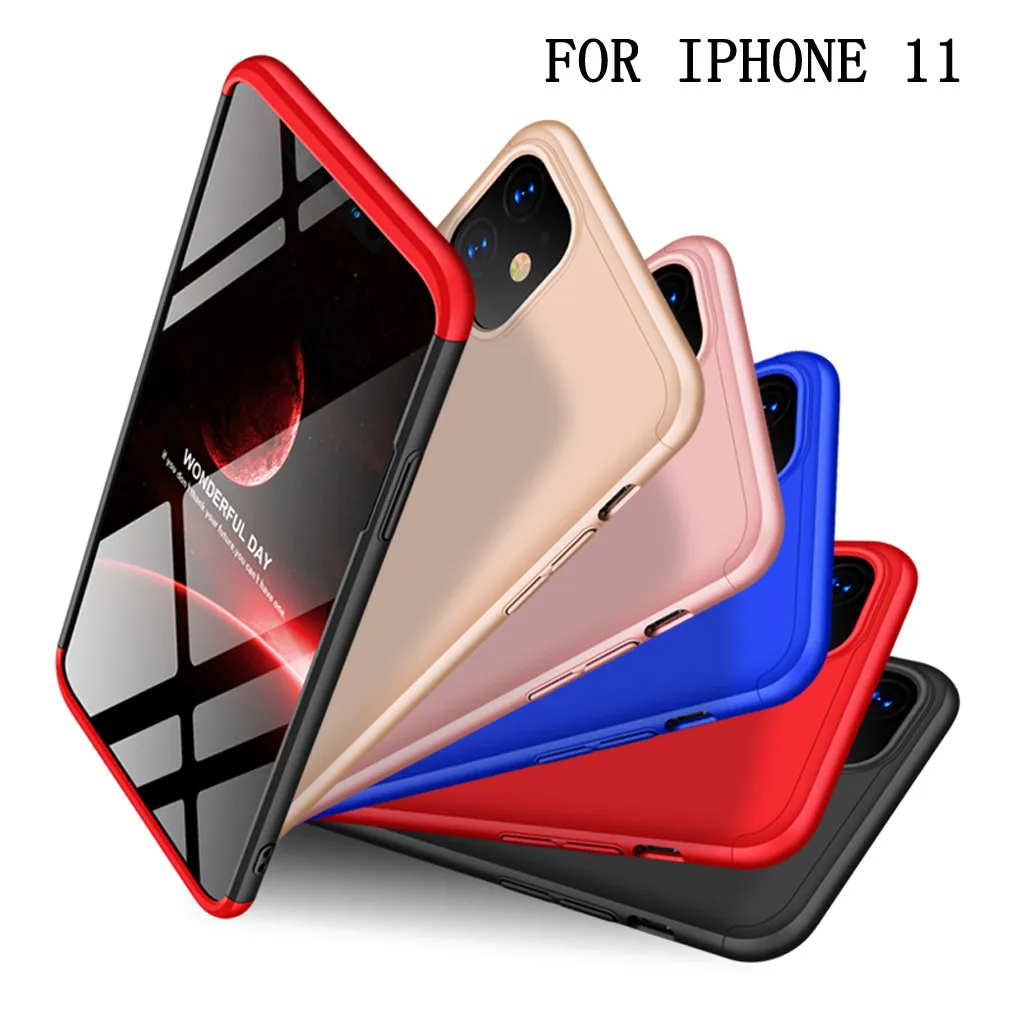 Mosunx для Iphone 11 6,1 дюймов чехол-крышка все включено чехол для телефона защищает телефон от повреждений и царапин, ПК/жесткий пластик