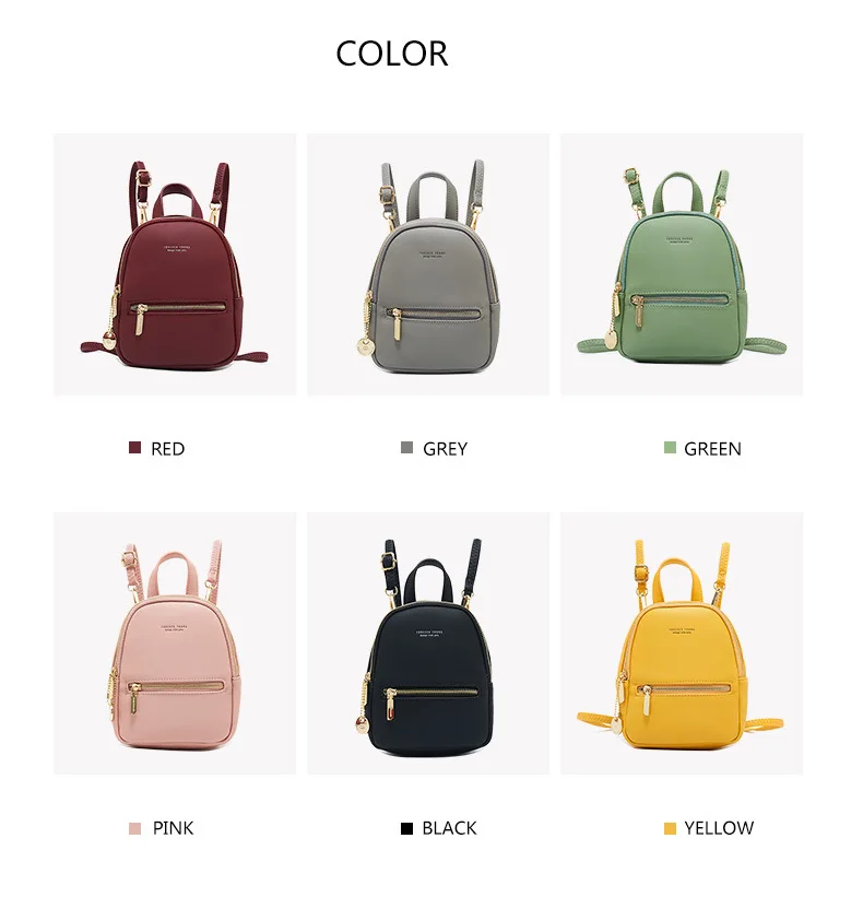 Forever Young Designer Women Backpack Mini Soft Touch Leather Small Backpack Female Fashion Ladies Bagpack Satchel Shoulder Bag