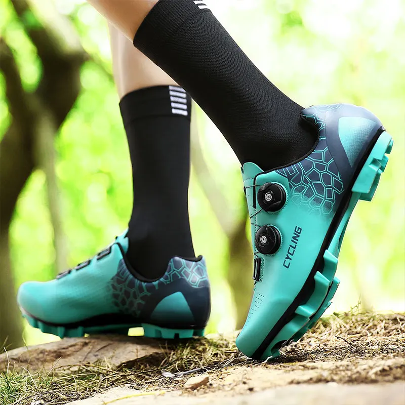 Road Cycling Shoes Men Outdoor Sport Bicycle Shoes Breathable Mtb Bike Flat Sneakers Mnountain Racing Cycling Sneakers Plus Size