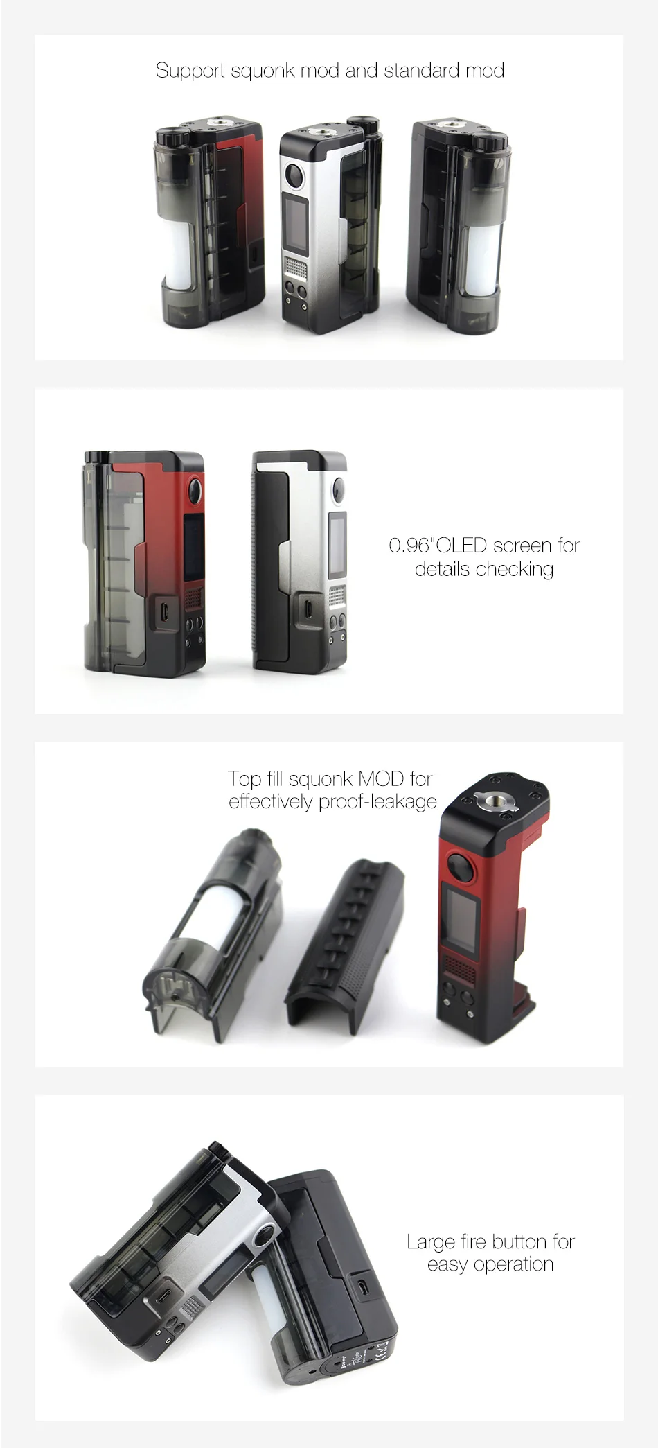 Dovpo Topside Lite 90W TC Squonk Mod