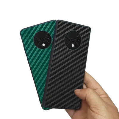 Для oneplus 7T Pro чехол Роскошный мягкий полиуретановый край + твердая ткань из