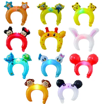 

2 pcs Aluminum Film Headband Balloon Multi Breed Animal Balloon for Kids Birthday Party Decorations Thanksgiving Decorations