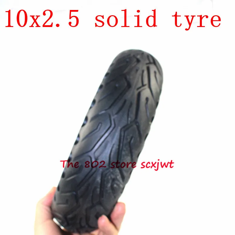Супер 10x2,50 сотовые твердые шины 10*2,5 бескамерные шины, утолщенные двойные сотовые колеса шины для электрического скутера скейтборда