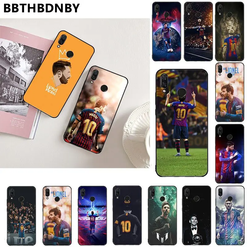 

For Redmi note 5 Messi Soft Silicone TPU Phone Fundas for Xiaomi 8 9 se Redmi 6 6pro 6A 4X 7 note 5 7